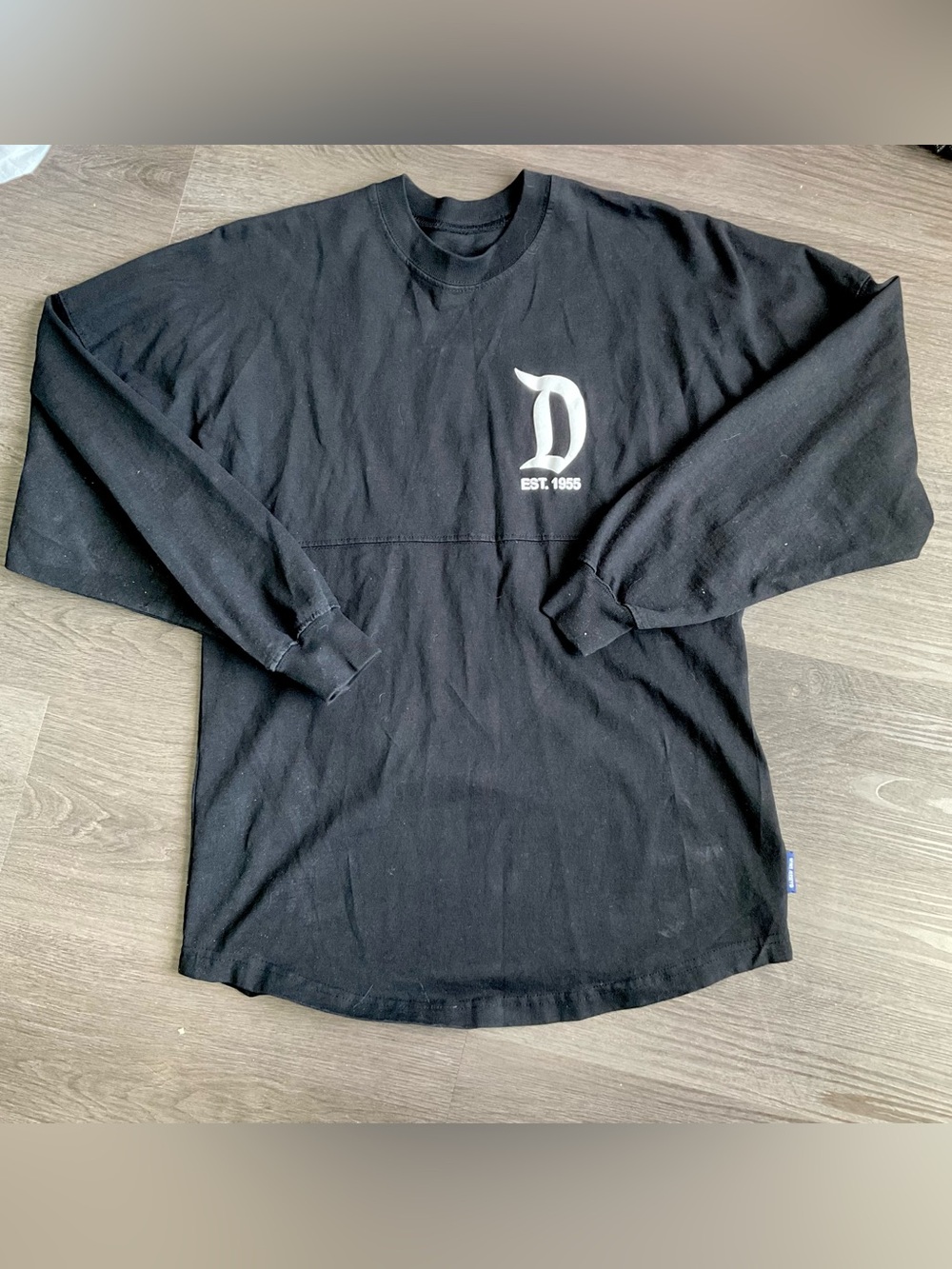 Disneyland Black Long Sleeve Shirt Spirit Jersey